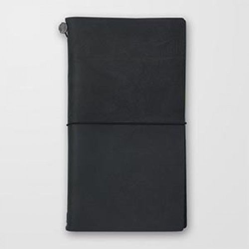 Midori leather traveler&#039;s notebook black from japan new for sale