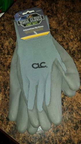 Custom leathercraft 2026 light duty polyurethane dip work gloves size l for sale