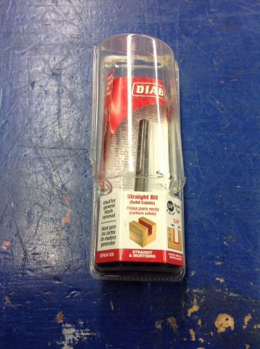 Diablo DR04108 1/4&#034; Carbide Straight Router Bit