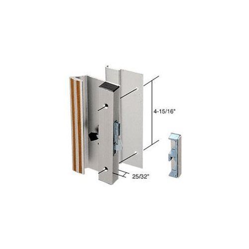 CRL Aluminum Low Profile Hook Style Surface Mount Handle; 4-15/16&#034; Screw Holes