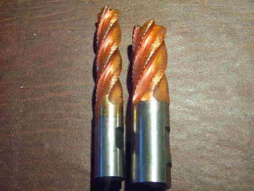 mlling machine cutters end mills  1 incg od 5 in long 3/4 diameter  5 in long