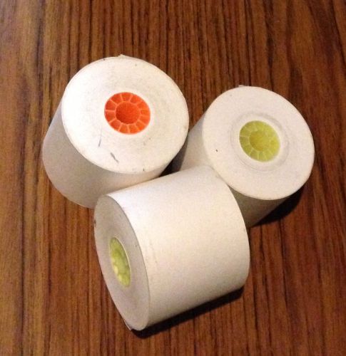 Trio of Paper Rolls for Adding Machine