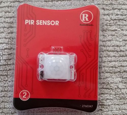 Factory Sealed! Radio Shack PIR Motion Detection Sensor Passive InfraRed Arduino