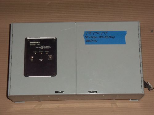 ITE SIEMENS V7F V7E V7H SENTRON TPS-E5/240 480/277V PANEL PANELBOARD SWITCH