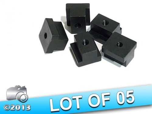 5 PCS T-SLOT NUT 1/2&#034; M12 SLOT NUTS CLAMPING BLACK OXIDE FOR TABLE SLOT MILLING