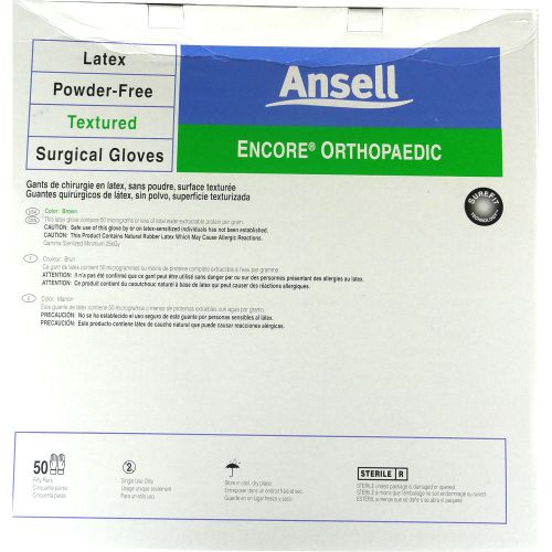 ANSELL Surgical Gloves -  Ultra Thick 850 PR/BX 4 BX/CS 1 PR/EA