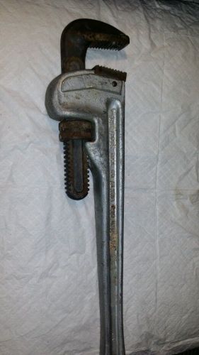 Ridgid 818 HD 18&#034; Heavy Duty Aluminum Pipe Wrench Straight Rigid