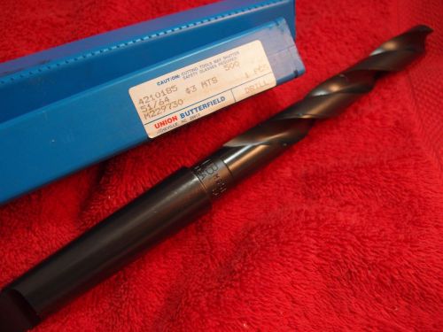 NEW IN TUBE USA UNION BUTTERFIELD MORSE TAPER 51/64&#034; STYLE 500 MT3 DRILL BIT