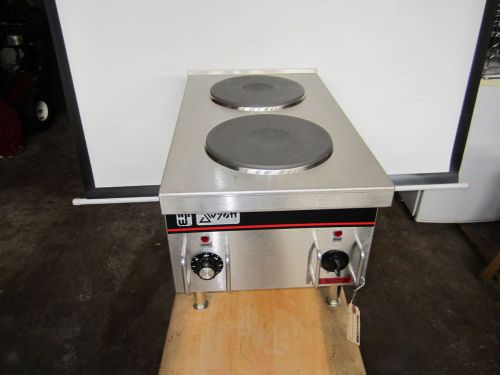 COMMERCIAL GRADE  APY WYATT COUNTERTOP ELECTRIC 2 BURNER HOT PLATE