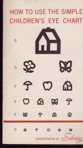 Vintage Children&#039;s Eye Chart