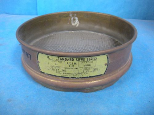 Dual Manufacturing Sieve 2mm, 0.0787&#034; Opening, 8&#034; Diameter