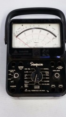 Simpson 260-8 Analog Multimeter 1000v 10a 20m Ohms