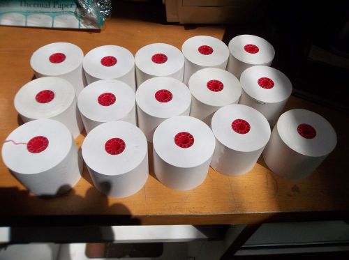 9 ROLLS OF ADDING MACHINE, CALCULATOR,, CASH REGISTER 2.3/4&#034; 2 PLY PAPER TAPE