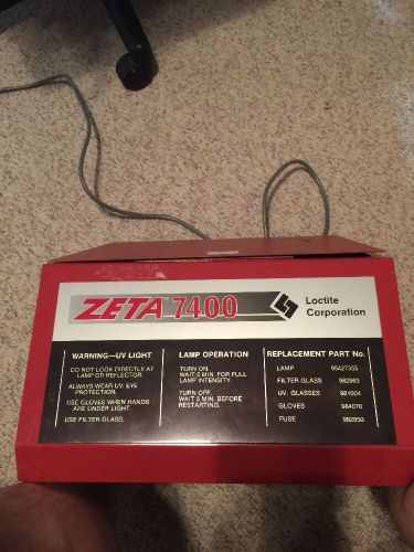 Loctite Zeta 7400 UV Cure Light Ultra Violet Curing Light