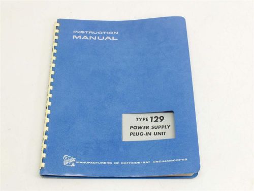 Tektronix 129 Power Supply Plug In Instruction manual