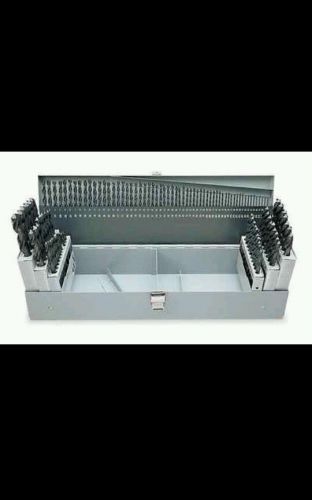 CLE-LINE C21127 Jobber Drill Set, 115 PC, HSS, Blk Oxide