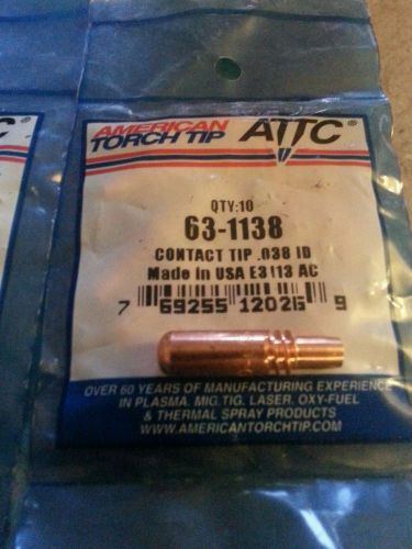 10 pcs, American torch tip part # 63-1138