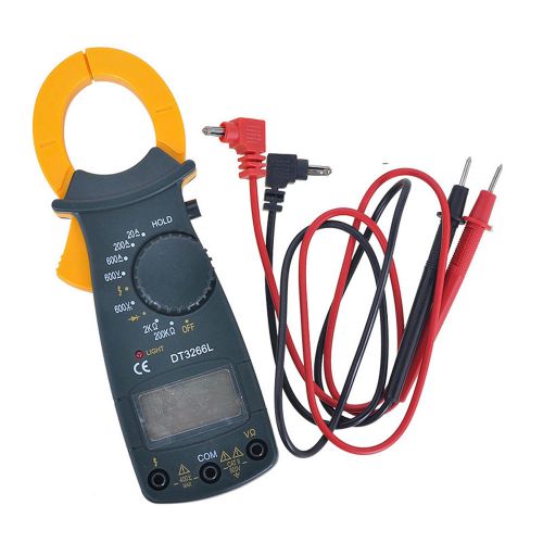 Mini LCD Digital Clamp Meter Electronic Tester AC DC Voltage Multimeter