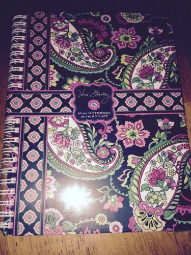 Vera Bradley Mini Notebook With Pocket Petal Paisley