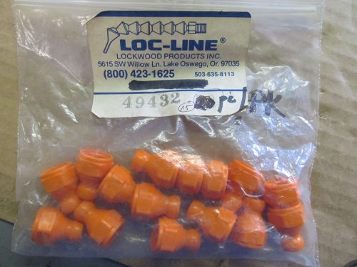 Loc-line # 49432  3/8&#034; sae threaded adapter to 1/4&#034; ( price is for 15 pcs  ) for sale