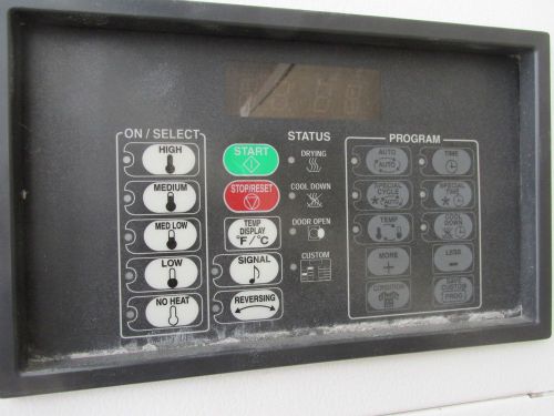 unimac dryer control panal