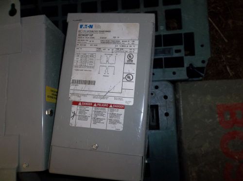 Eaton 1.5 kva dry transformer pri:240/480 sec:24/48 v, s20n08p16p for sale