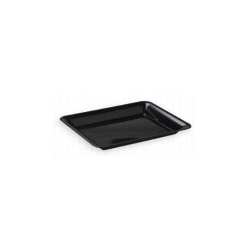 Black Rectangular Plastic Serving Tray 14&#034; x 10&#034;