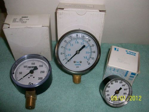 One lot of industrial pressure gauges, for sale