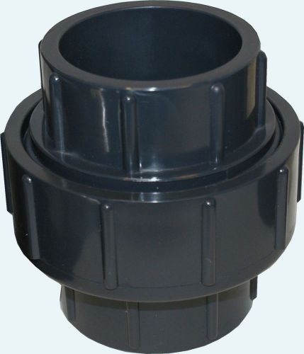 NEW SCH 80 PVC 2-1/2 INCH UNION SOCKET CONNECT NEW SCH 80 PVC