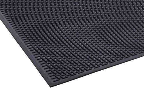 New Commercial/Industrial Sure Scrape Black Rubber Entrance/Door Floor Mat 3x5