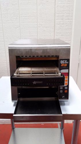 USED Star Holman QCSE-2-800 QCSe Electronic Quartz Convection Conveyor Toaster