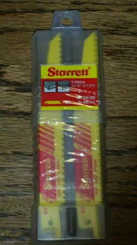 Reciprocating Blades  BT66-20 Starrett Bi-Metal (20) pack New In The Box