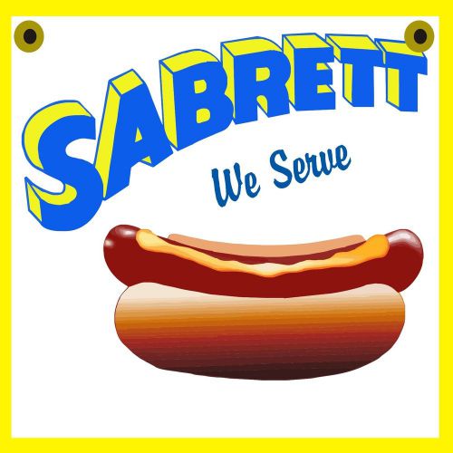 SABRETT CORRUGATED SIGN