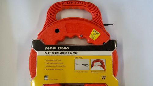 KLEIN TOOLS Heavy Duty Flex Fish Tape Reel 50 FEET Part # 50151 Klein-Flex