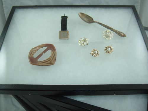 4-12&#034;X 16&#034; X 7/8&#034;Jewelry display case Riker Mount flea market Collectors Box NEW