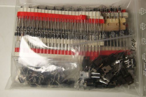 400pcs KIT Diode rectifier RG1J UF4006 EGP30D FE2C BYT85-800 GP20J  GS-VISHAY