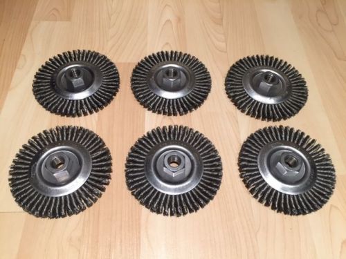 New Osborn Pro 5&#034; High Speed Knot Wire Wheel Brush 12,000 RPM 6 Pack 99083