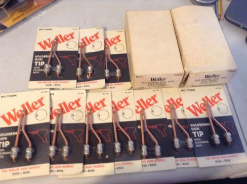 Weller 725ON Soldering Gun Tips - 10 Pkgs -  - NOS