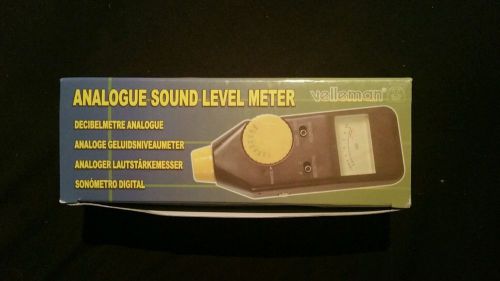 VELLEMAN AVM2050 ANALOGUE SOUND LEVEL METER