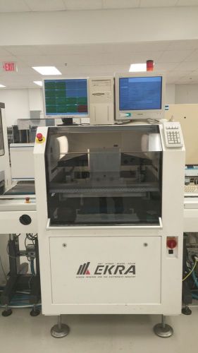 Ekra stencil printer e4 fully automatic pcb screen smt pcb board in line nice! for sale