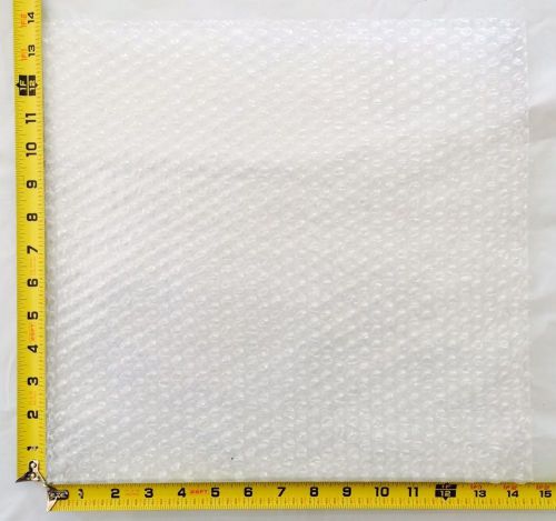 10 14.5x14 Clear Protective Straight-Cut/Open-End Bubble Out Pouches/Bubble Bags