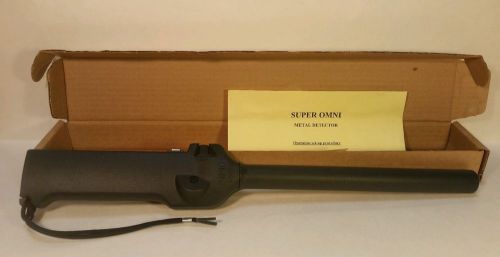 (1) Super Omni Metal Detector Scanner Wand NEW IN BOX