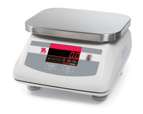 OHAUS Valor® 2000 Compact Bench Scales - V22PWE3T AM, 6 x .001 lb (30035683)