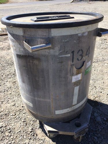 130 Gallon SS 316 Stainless Steel Tank Open Top Oil / Water Tank