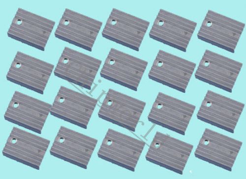 20PCS TO-220 U-Shape 20x15x10mm IC Heat Sink for 7812/7805/7905 TO220 Aluminum