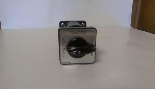 Salzer Rotary Cam Switch 20A 600VAC 3Ph 1PH S432-US1A6151-02