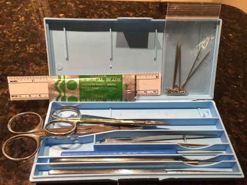 Biology dissection kit - hamilton bell + free small lab coat and goggles for sale