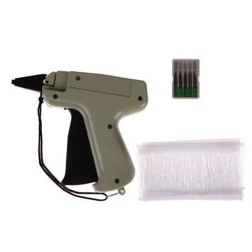 Clothes Garment Price Label Tagging Tag Gun 3&#034;1000 Barbs + 5 Needles New