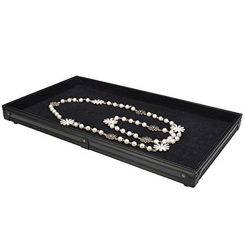 Aluminum jewelry stackable tray 14 3/4&#034; x 8 1/4&#034; x 1&#034;h for sale