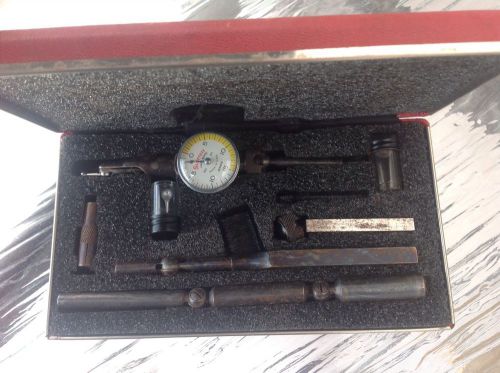 Starrett No. 711 .001&#034; LAST WORD DIAL INDICATOR &amp; ACCESSORIES machinist tool